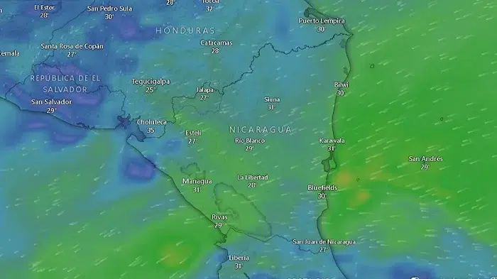 Ondas tropicales traerán más lluvias en territorio nicaragüense