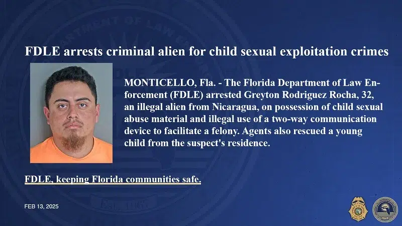 Migrante nicaragüense detenido en La Florida